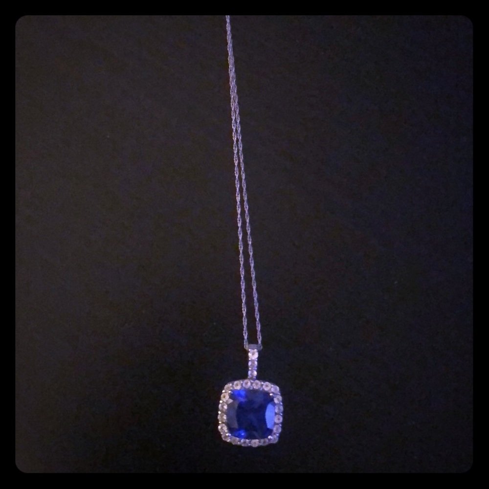 Blue Sapphire Necklace